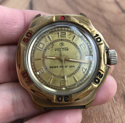 Watch Vostok Komandirskie Wostok USSR Russia SSSR SU Soviet Vintage