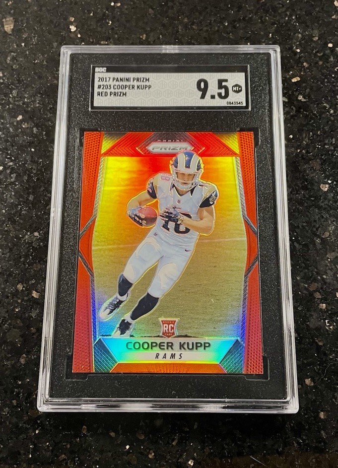 2017 Prizm Cooper Kupp Red Prizm Rookie SSP #203 SGC 9.5