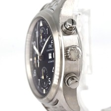Authentic IWC Mechanical Flieger Chrono IW370607 Stainless Steel Mechanical ... 3