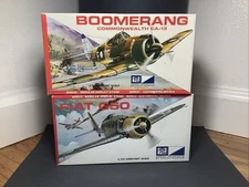 Craftmaster 1/72 Boomerang Ca-13 And Fiat G-50 Vintage Airplane Model Kit