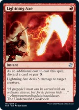 Lightning Axe Light Play, English Magic the Gathering MTG Time Spiral Remastered