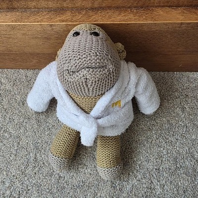 PG Tips Sammlerstück Affe Plüsch Morgenmantel Comic Relief Special sehr guter Zustand Stofftier