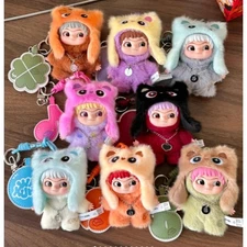 Authentic Wakuku On A Roll Series Vinyi Plush Doll Figures Toy Pandent Blind Box