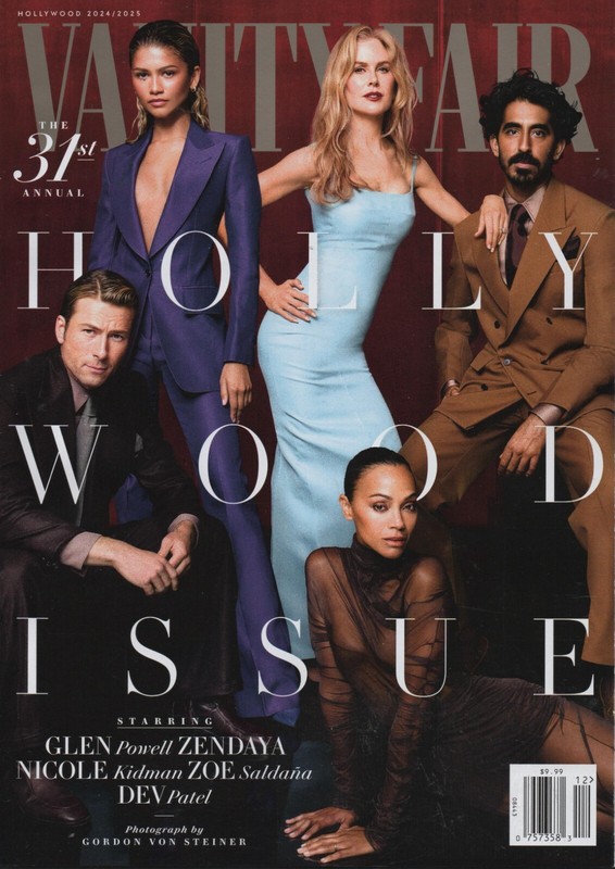 Vanity Fair Zendaya Kidman Saldana Patel Sweeney Powell McQueen Muse 2024 / 2025
