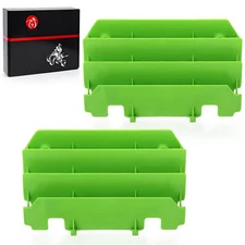 2X Radiator Guards Green For Kawasaki KX125 125 1994-2005 KX250 250 KX 1994-2004