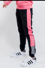 Adidas Women's Small Linear Tricot Pants Joggers Sweatpants Cuffed Pockets 50