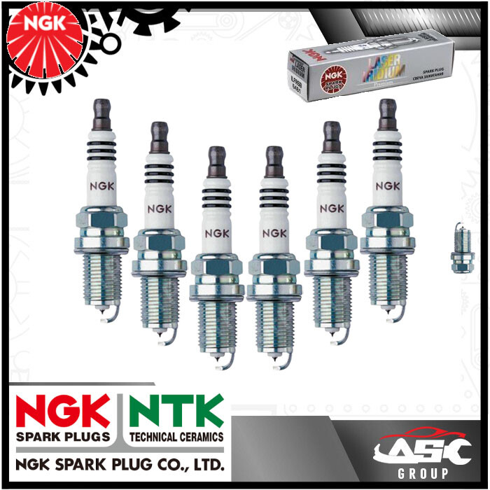 NGK Laser Platinum Spark Plug - Stk No: 3566 - Part no: BKR5EQUPA - x6