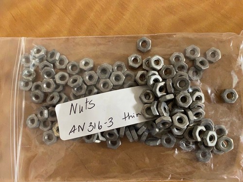 Aviation Nuts AN 316-3 Thin