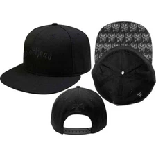 Motorhead 'Logo & Warpig' Black Snapback Cap - NEW OFFICIAL