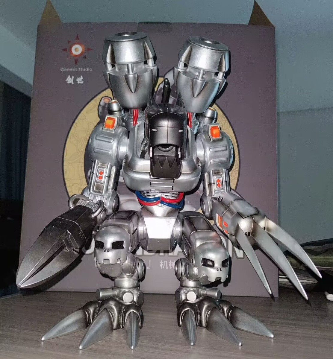 デジモン GENESIS-STUDIO ムゲンドラモン フィギュア Genesis studio Mugendramon Resin Statue Digimon Collectibles