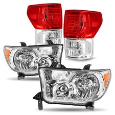 Pair Headlightstail Lights For 2007-2013 Toyota Tundra 08-17 Sequoia Lhrh