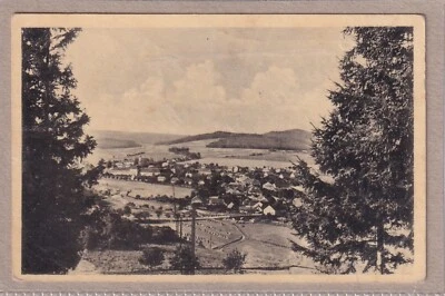 Ansichtskarte Jince/Jinetz - Ortsansicht/Stadtansicht - schwarz/weiß - Bild 1 von 2