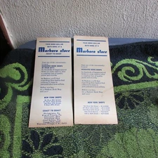 Rare, Vintage 30's/ 40's Marboro Store Bookmarkers/ Book Markers. 