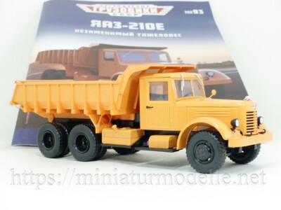 1:43 JaAZ YaAZ 210 E Kipper Modimio 93 DDR Soviet UdSSR USSR Dump OVP NEU KRAZ