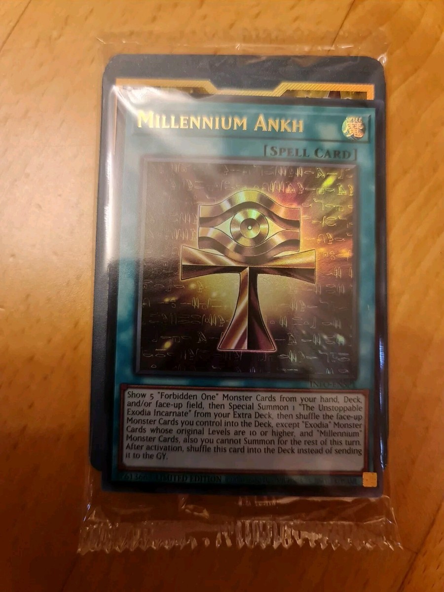 Yugioh Millenium Ankh INFO-ENSP1 Premier Prerelease Promo Card Sealed  Unopened