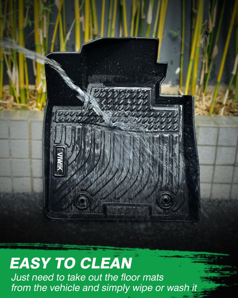 Floor Mats Liners Fit 20142020 Nissan Pathfinder Infiniti QX60 Black