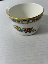 Coalport Ming Rose 10316 Tea Cup 10316 Flat Oriental Influence Floral England
