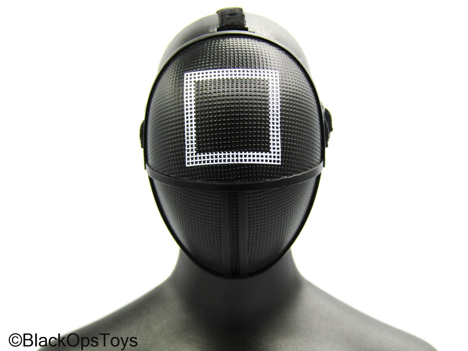 1/6 Scale Toy Squid Game Guard - Black Face Mask (Square) | eBay