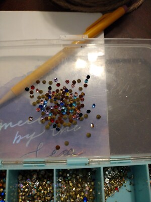 100 pcs. 3mm foil back Rhinestones Multicolor for Jewelry Repair & more