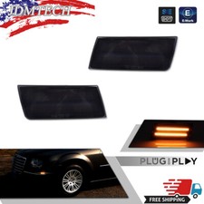 Amber 30-smd Led Smoke Front Corner Sidemarker Lights For 2005-2010 Chrysler 300 Amber 30-smd Led Smoke Front Corner Sidemarker Lights For 2005-2010 Chrysler 300