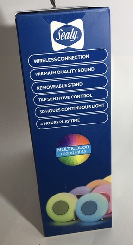 Bluetooth Speaker SEALY Multicolor Light-up Mood W/ STAND WIRELESS PREMIUM SOUND - Picture 3 of 3