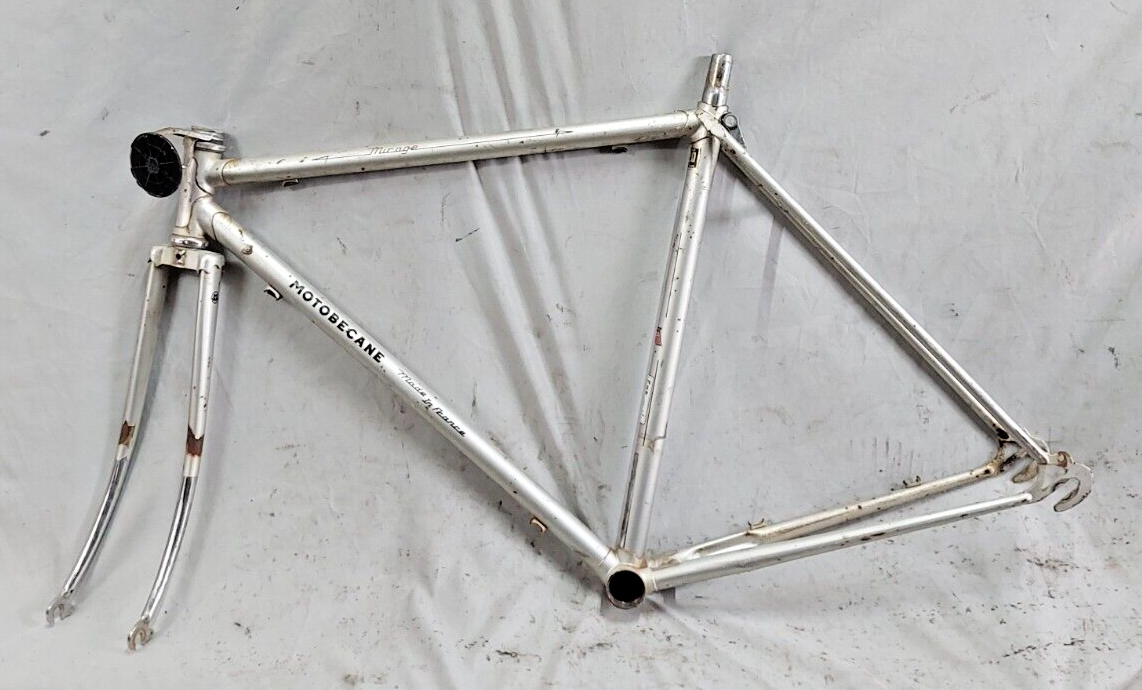 1978 Motobecane Mirage Road Bike Frame X-Small 48cm French Steel