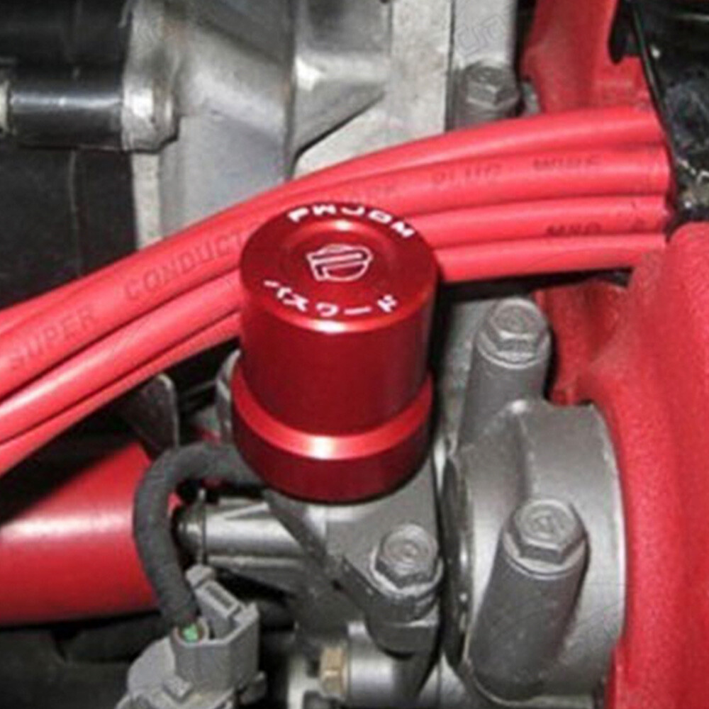 Chrome Billet Aluminum VTEC Solenoid Cover For Honda / Acura B16, B18, D16, H22 Engines