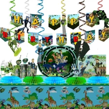 WILD KRATTS TABLEWARE birthday party supplies favor centerpiece decoration theme