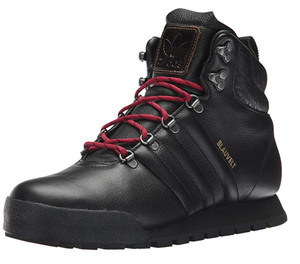 adidas black leather boots