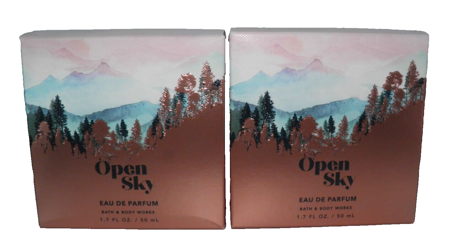 Bath & Body Works OPEN SKY EDP Eau De Parfum PERFUME (2 PACK) 1.7 fl oz