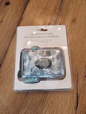 Underwater 35mm Disposable Camera 17 Exposures Waterproof to 16 Feet New Sealed