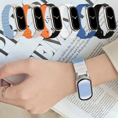 Magnetisches Silikonarmband Für Xiaomi Band 8 Miband 8 Nfc Smart Watch с