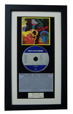 STIFF LITTLE FINGERS+SLF+Hanx CLASSIC CD Album QUALITY FRAMED+FAST