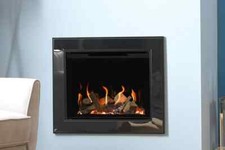 PARAGON P11 SERIES Gas Fire (Black Glass Lining)