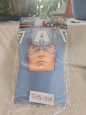 Adult 14 Marvel Avengers Captain America Partysuit Mask Costume Accessory