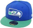 New Era Seattle Seahawks 2 Tone Classic Logo Cap 59Fifty Fitted Limited Edition