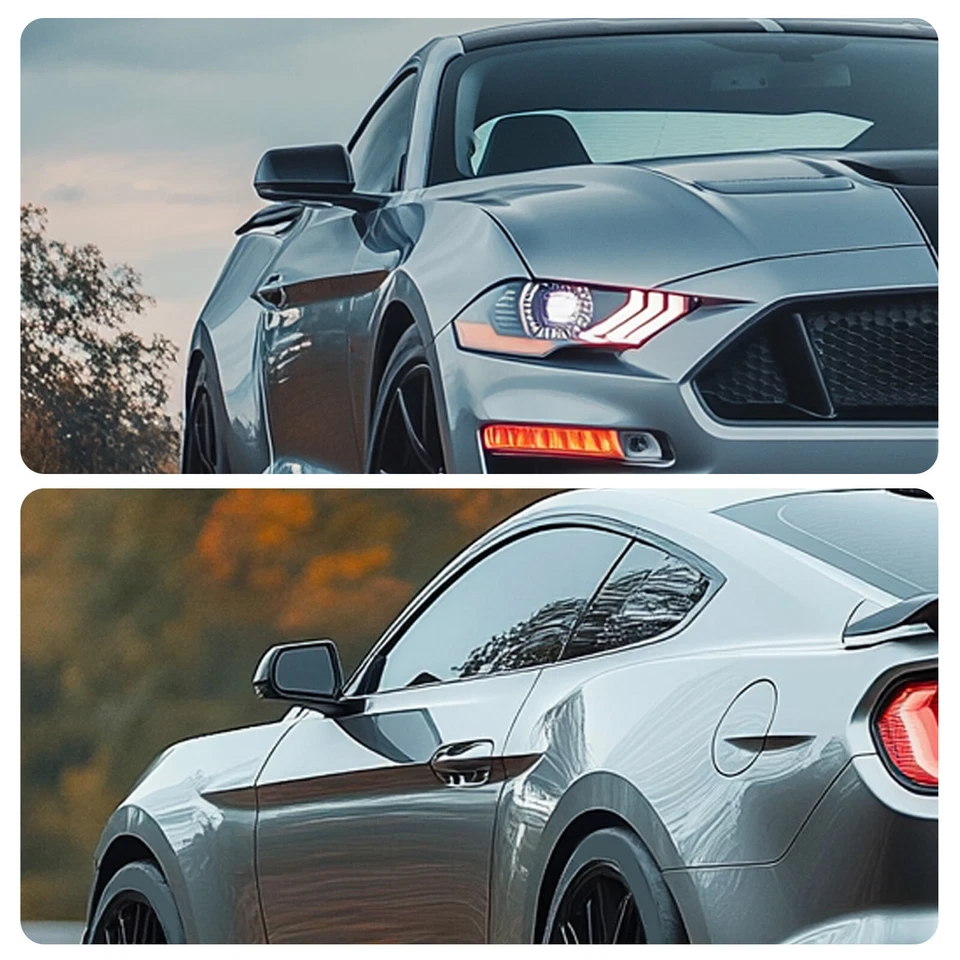 For Ford Mustang 2015-2020 Front Right Black Passenger Side Power Mirror 3 Pin Foto 2 de 4