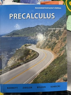 PRECALCULUS, SEVENTH EDITION, ANNOTATED INSTRUCTOR'S By Raymond A. Barnett Mint