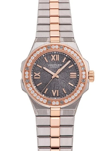 Chopard — Chopard Alpine Eagle 33 298617-6002 Rose Gold / Stainless Steel 33mm #KMW310