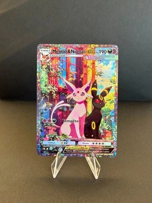 ✨Custom Pokémon Karte Psiana& Nachtara ex Full Art Holo Fan Card NM✨ - Bild 1 von 3