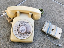 Vintage Stromberg-Carlson Cream Rotary Motel Desk Phone Not Tested