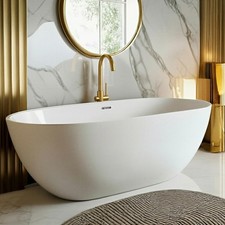 Freistehende Badewanne Acrylwanne Wanne Bad 170x75 Ablauf Klick-Klack !