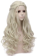 Blonde Wigs for Women Costume Wig Long Braided Hair Wigs for Party Halloween ...