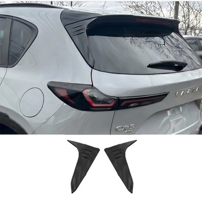 Gloss Black Rear Side Window Panel Trim Cover For 2026 2027 Mazda CX-5 CX5
