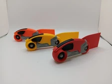 Retro Lightcycle mini lot x3 for Vintage Tron action figures and light cycle 