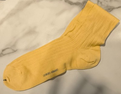 classic vintage designer socks by GEORGIO ARMANI.