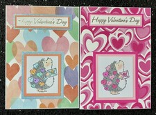 Handmade Valentines Card 2 cards as shown 