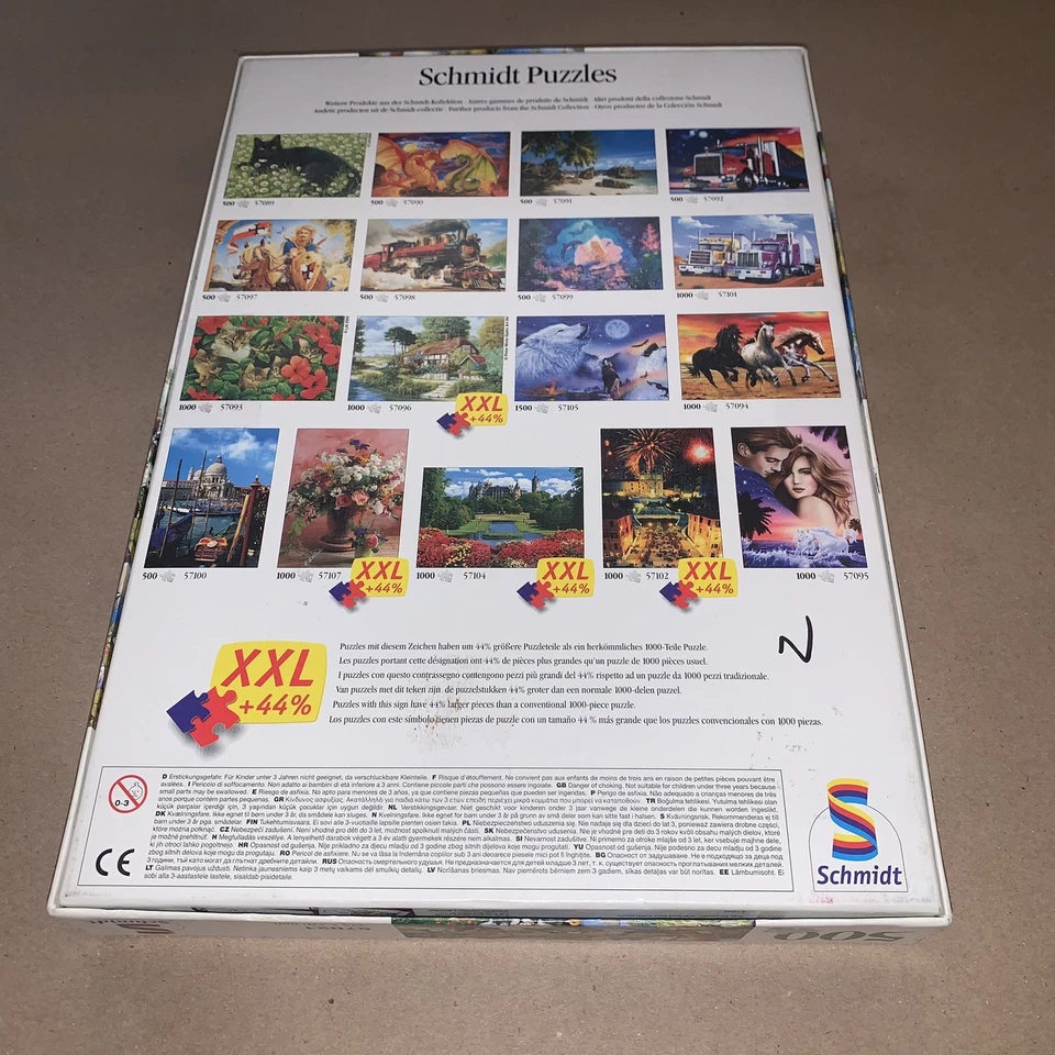 Rompecabezas gato Schmidt Kitten By The Stream 500 piezas Foto 3 de 4