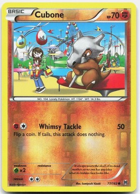 月雄 Cubone - #77/162 XY - BREAKthrough Reverse Holo MP | eBay