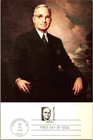 Dr Jim Stamps Maximum Card Harry S Truman 20C Fdc